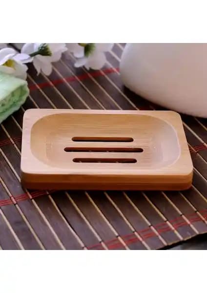 Wow Home Bambu Katı Sabunluk Doğal ve Şık Banyo Dekorasyonu İçin Uygun