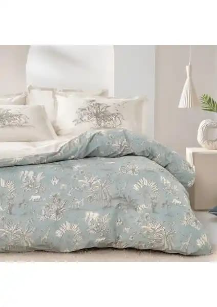 Yataş Aster Tek Kişilik Ranforce Nevresim Seti Doğa Teması ve Yüksek Kaliteyle Öne Çıkıyor