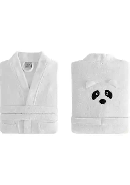 Yataş Bedding Çocuklar İçin Kimono Yaka Bornoz Sevimli Panda Tasarımı ve Kaliteli Kumaş