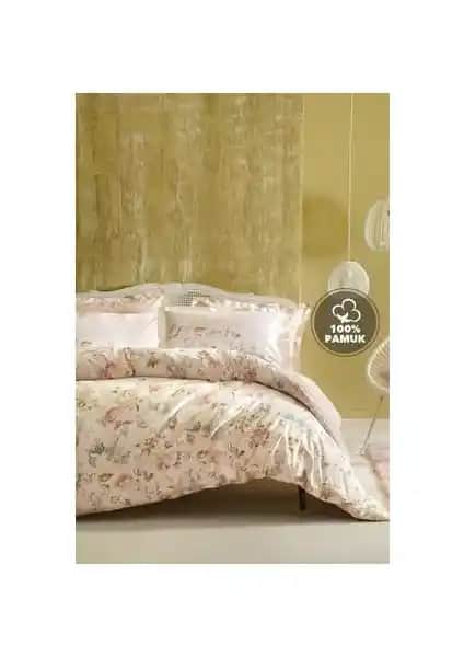 Yataş Bedding Farida Tek Kişilik Ranforce Nevresim Seti Somon Renkli Estetik ve Dayanıklı Tasarım