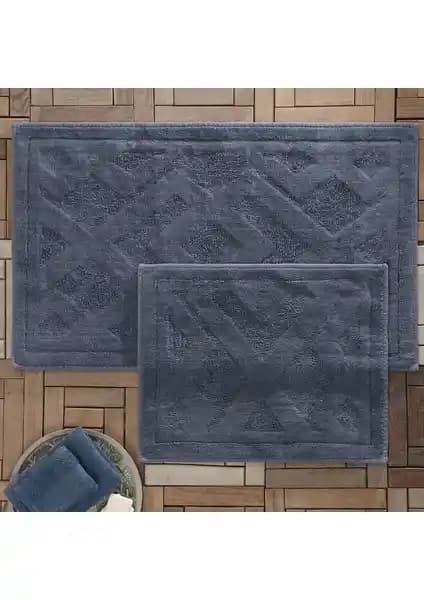 Yataş Bedding Milo Banyo Paspası Seti - Modern ve Dayanıklı Pamuklu Banyo Aksesuarları
