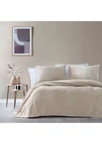 Yataş Dazel Çift Kişilik Battaniye ve Yatak Örtüsü Seti Modern ve Şık Tasarım