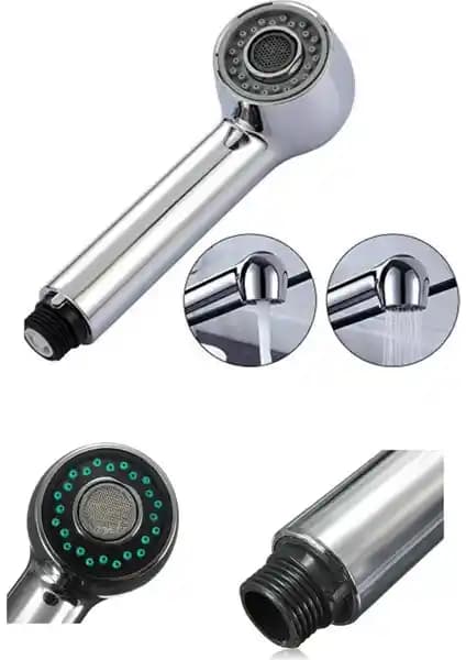 Yayke Berber Spiralli Evye Mutfak Batarya El Duşu Çok Fonksiyonlu Krom Kaplama