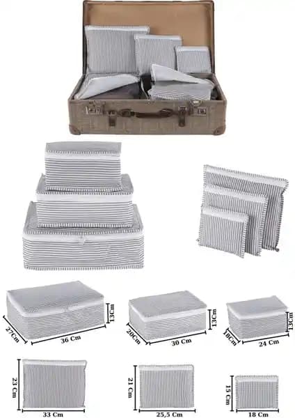 Zeynep Tekstil Travel Valiz Düzenleyici Seti: Seyahatlerde Pratik ve Düzenli Çözüm