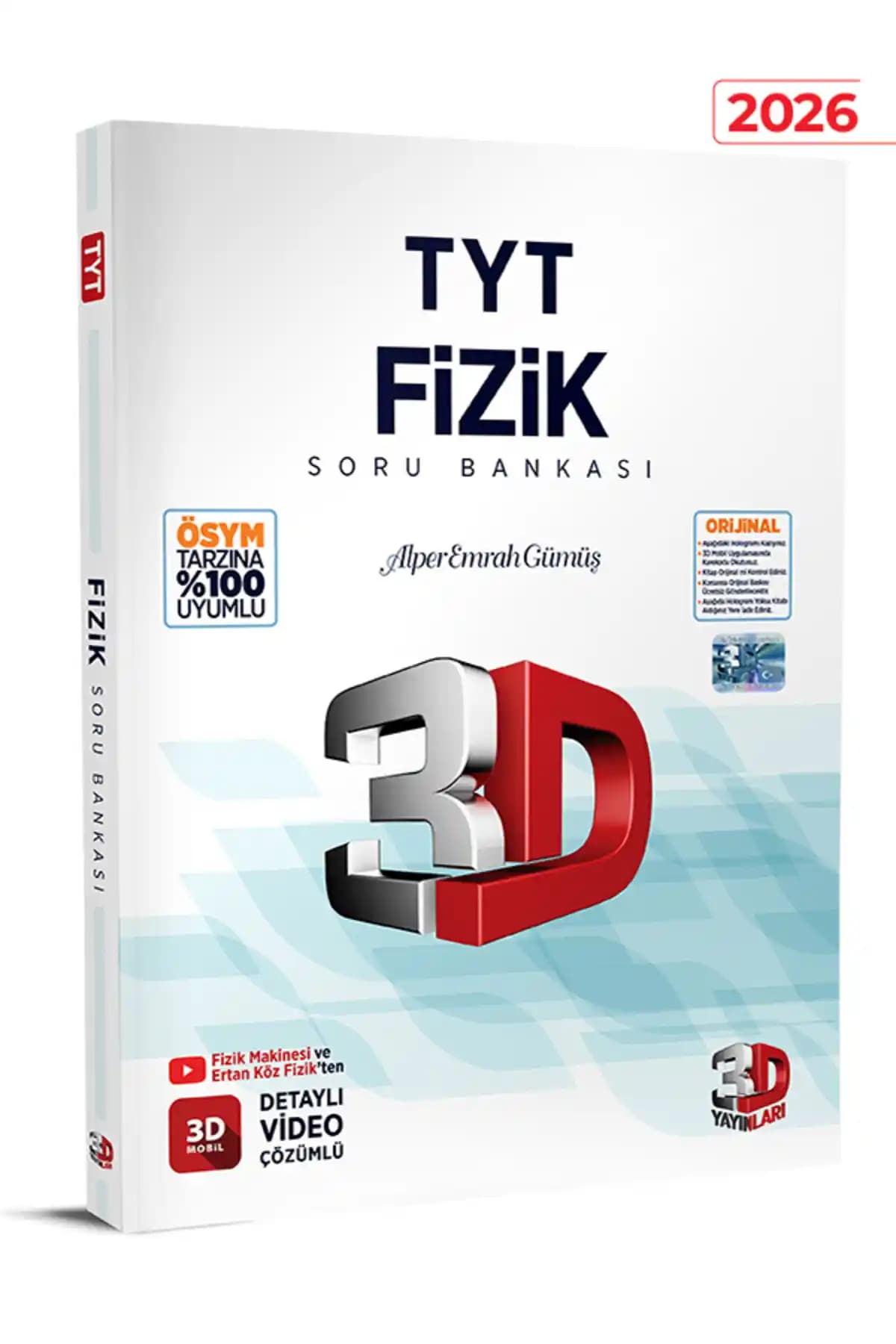 2025 TYT Fizik Soru Bankası 3D Yayınları ile Etkili Sınav Hazırlığı
