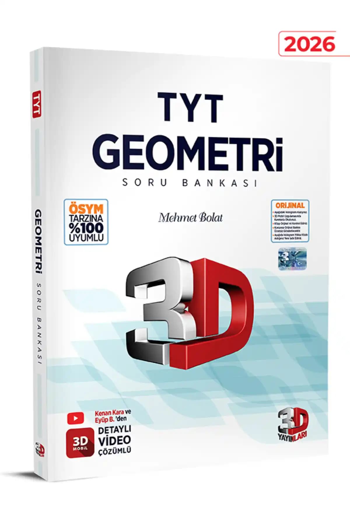 3D Yayınları TYT Geometri Soru Bankası 2026 Güncellenmiş İçerik ve Pratik Çalışma Kaynağı