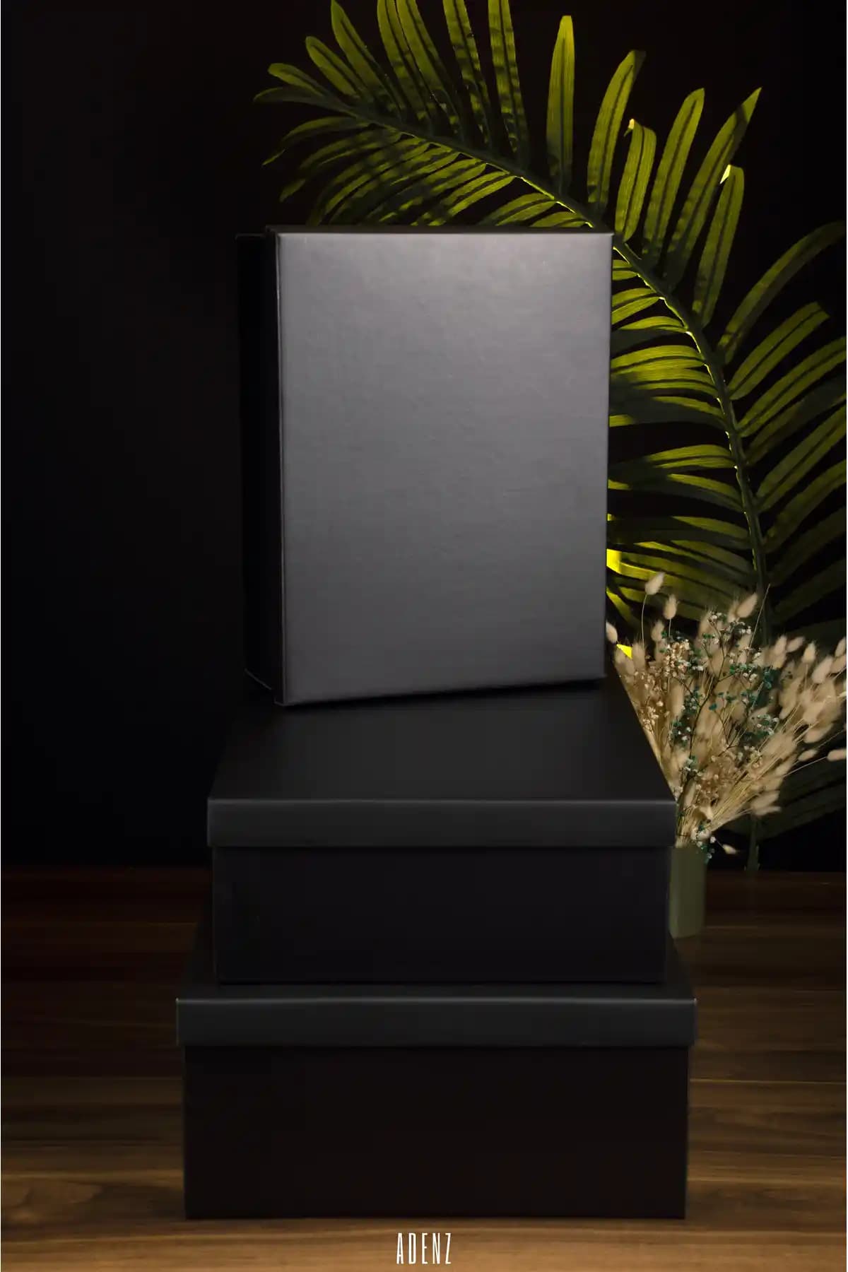 Adenz Siyah Damat Gelin Çeyiz Bohçası Kolisi Mega Boy Uzun Ömürlü ve Şık Tasarım