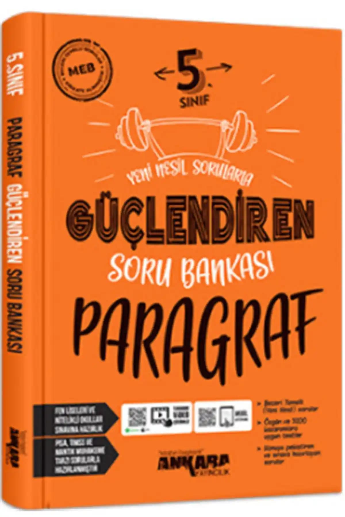 Ankara Yayıncılık 5. Sınıf Güçlendiren Paragraf Soru Bankası Öğrenciler İçin Kapsamlı Eğitim Kaynağı