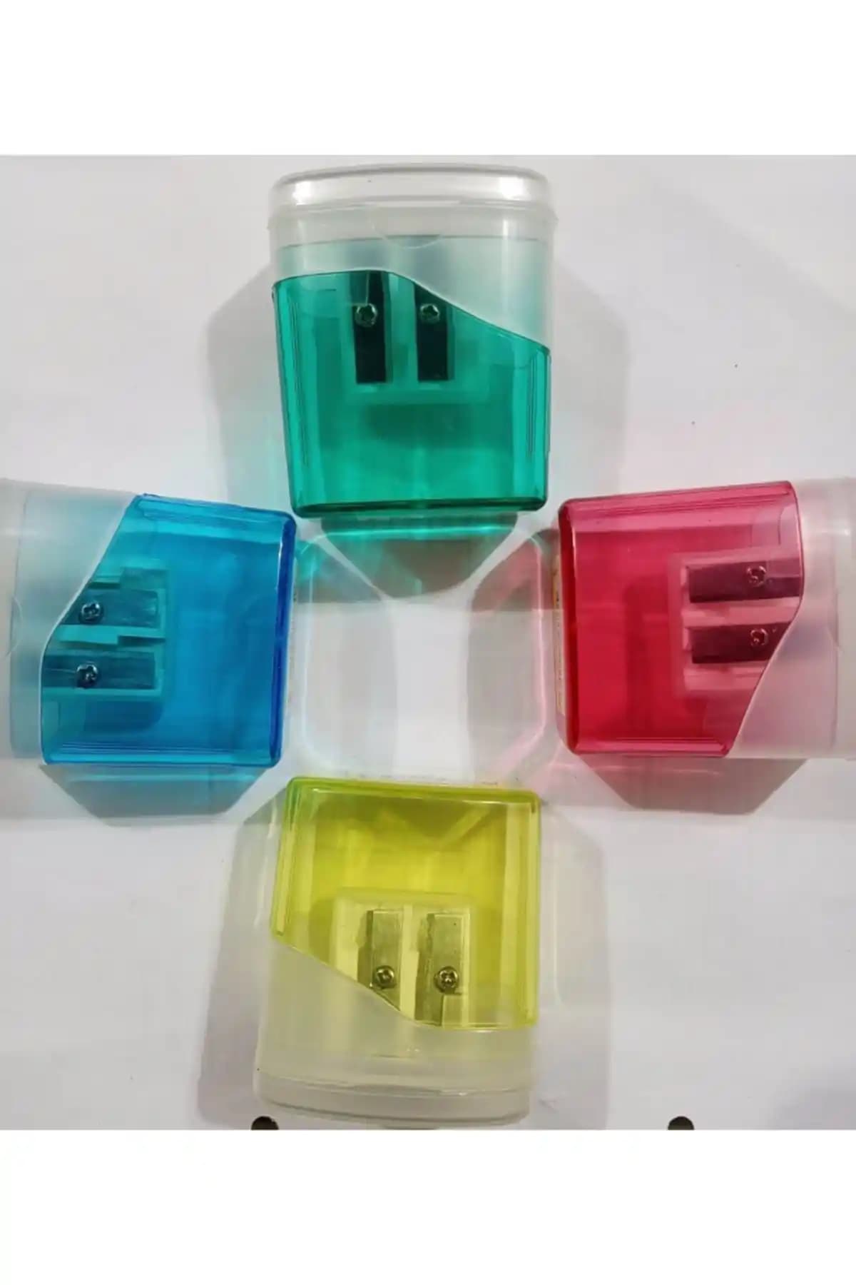 Ark Çift Açacaklı Geniş Hazneli Kalem Traş: Kullanışlı ve Dayanıklı Ofis ve Okul Gereçleri