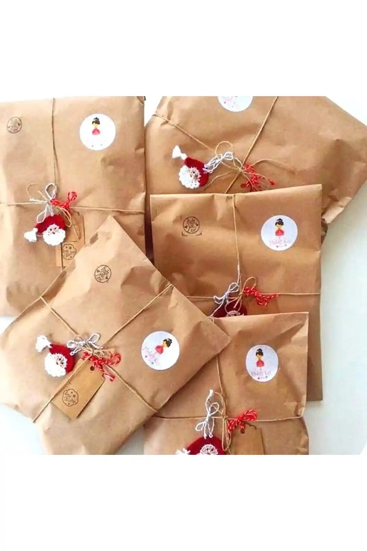 Atölye Merdiven Kraft Hediye Paketi 50 Adet Doğal ve Sürdürülebilir Seçenekler