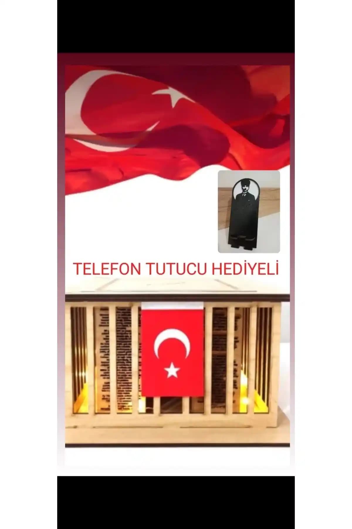 BAAÇ Ahşap Işıklı Dekoratif Anıtkabir Maketi Detaylı Tasarım ve Kullanım Özellikleri