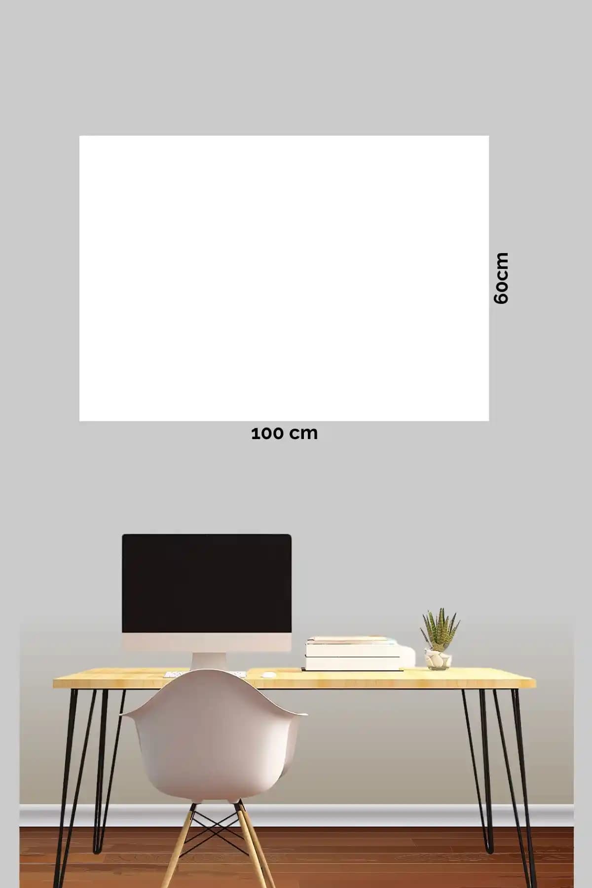 Beyaz 60x100 Statik Akıllı Tutunabilir Kağıt Tahtalar Çok Yönlü Kullanım ve Pratiklik