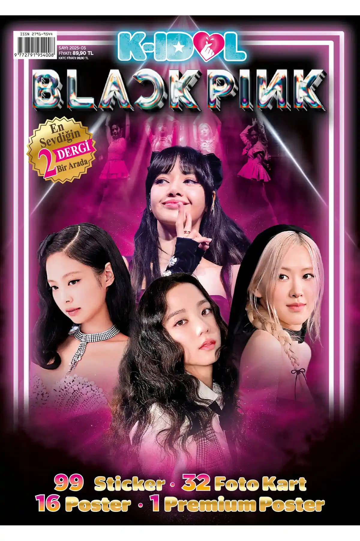 BLACKPINK 2025 Koleksiyon Dergi Seti: İki Dergi, Poster ve Ek Malzemelerle Zengin İçerik