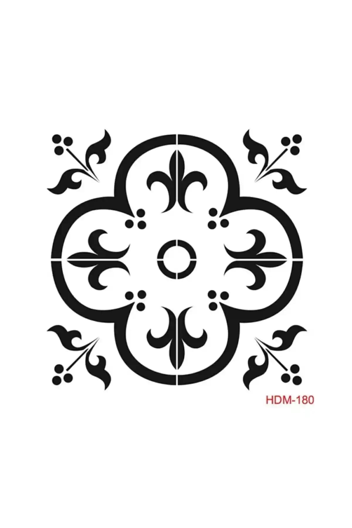 Cadence Stencil 25x25 Cm ile Ev ve Mobilya Dekorasyonunda Yaratıcılığı Artırın