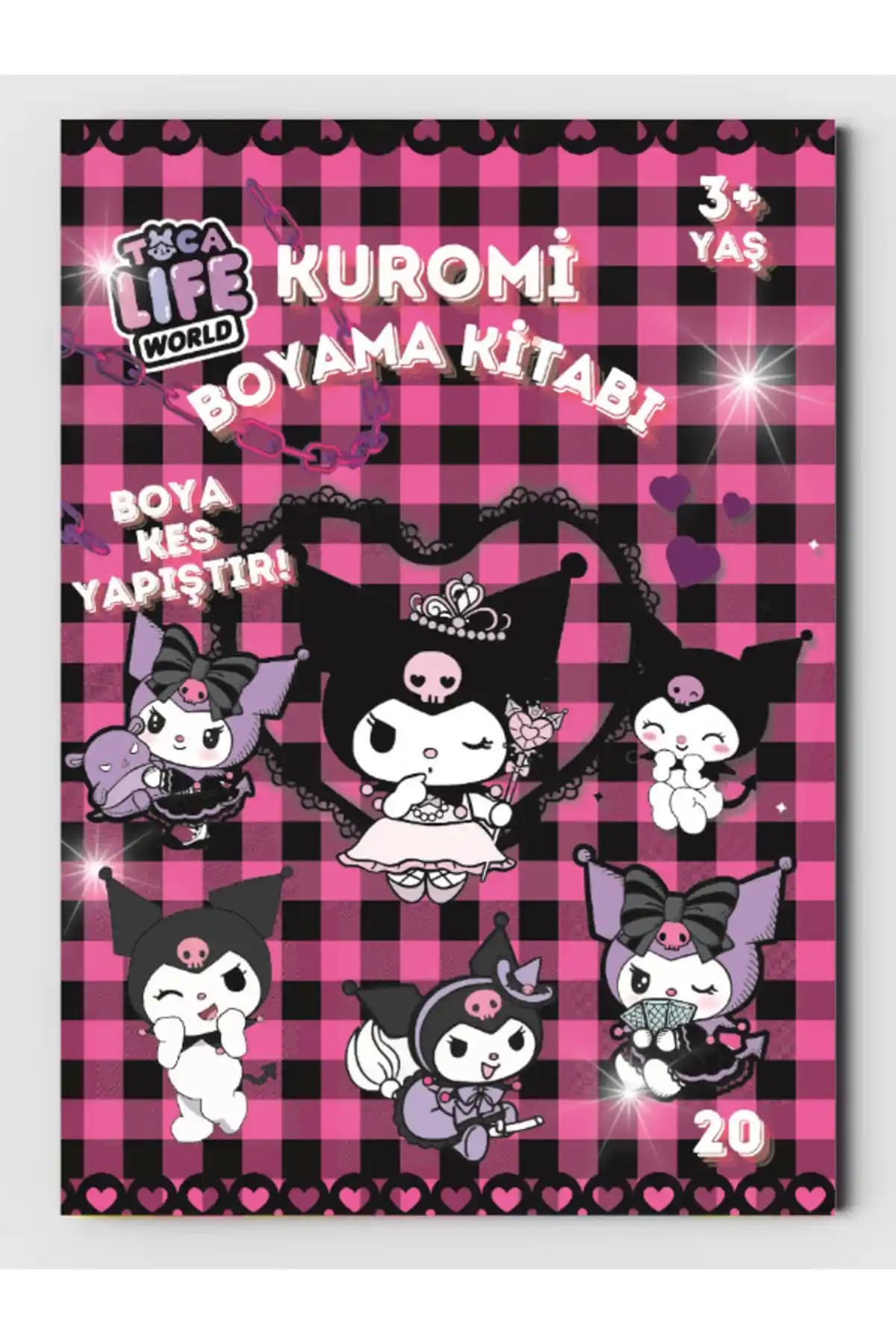 Çocuklar İçin Renkli ve Eğlenceli Kuromi ve Toca Boca Boyama Kitabı Detayları