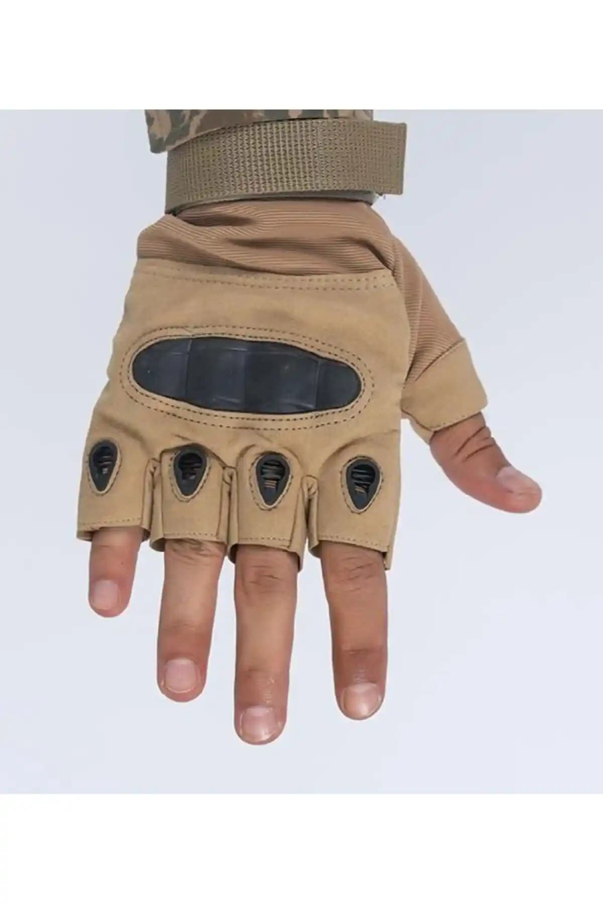 Combat Tactical Kesik Parmaksız Eldiven: Dayanıklı ve Çok Yönlü Açık Hava Sporları Eldiveni
