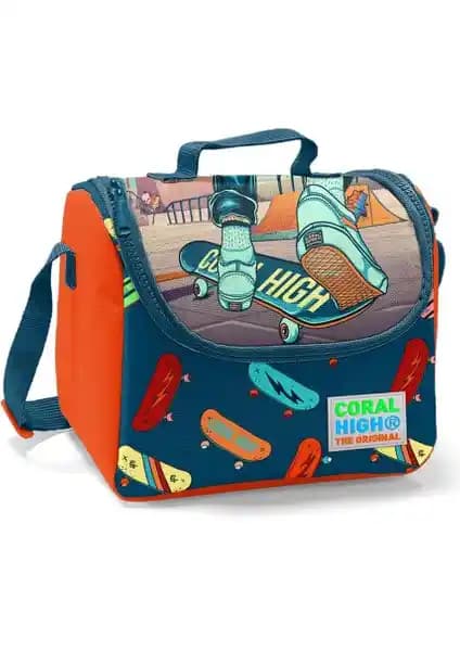 Coral High Kids Turuncu Termo Beslenme Çantası Güvenli ve Şık Tasarım