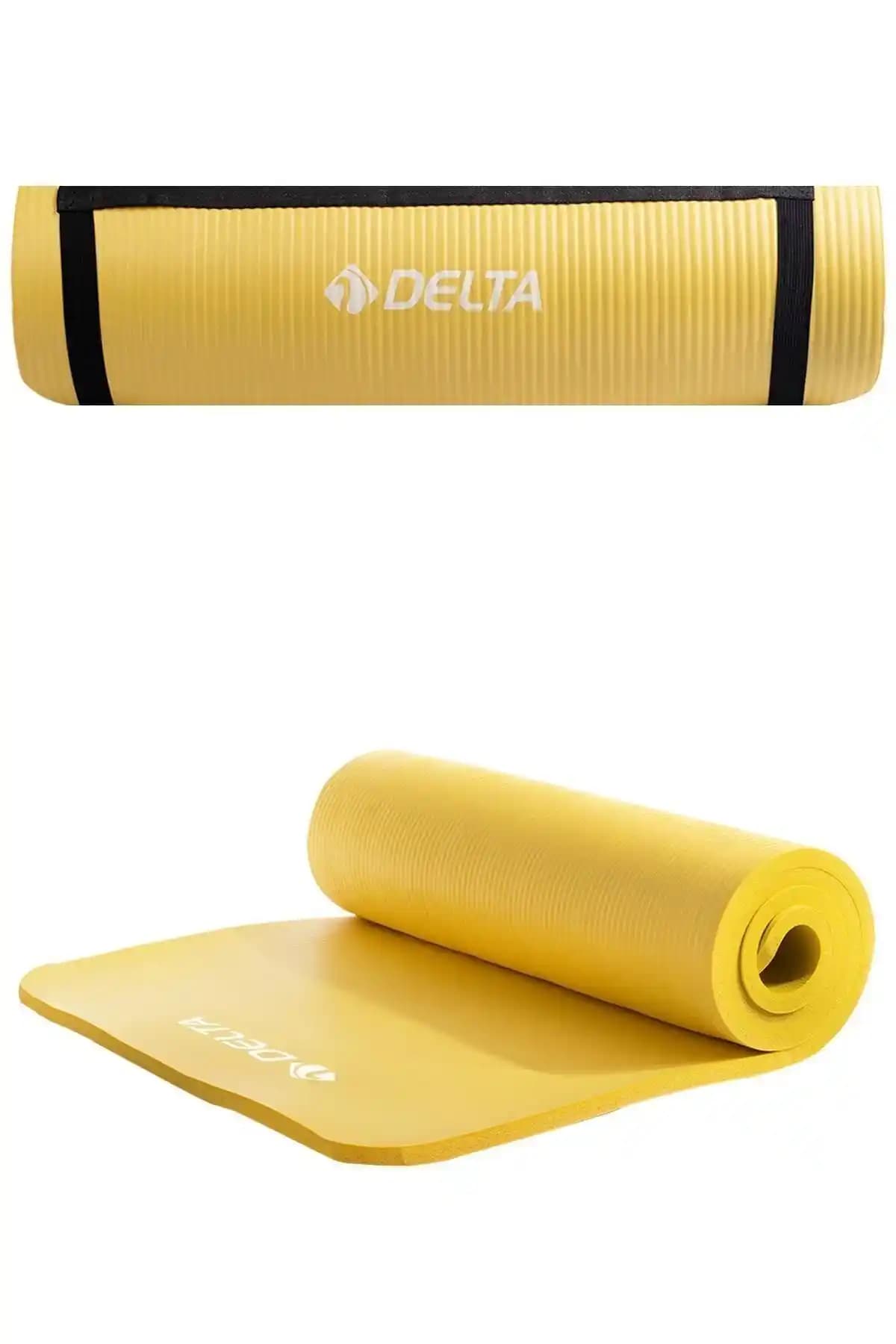 Delta Konfor Zemin 10 mm Taşıma Askılı Pilates ve Yoga Matı - Dayanıklı ve Konforlu Spor Malzemesi