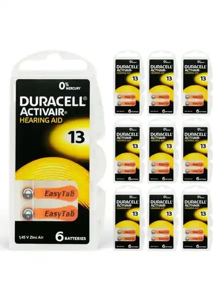 Duracell Activair 13 Numara İşitme Cihazı Pili: Güvenilirlik ve Yüksek Performans Sağlayan Enerji Kaynağı