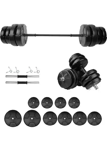 E-Life 55 Kg Dambıl ve Ağırlık Seti: Dayanıklı ve Çok Yönlü Fitness Ekipmanı