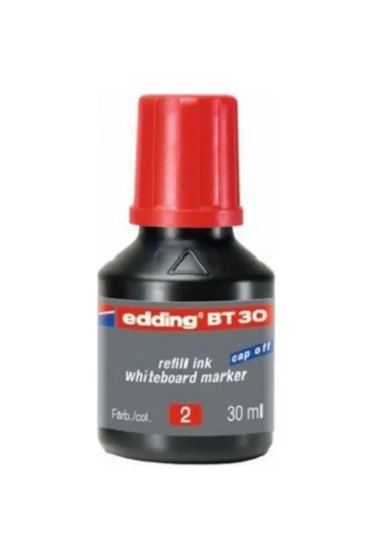 Edding 30 Ml Kırmızı Mürekkep 2'li Set Ofis ve Okul Kullanımı İçin Güçlü ve Ekonomik Çözüm