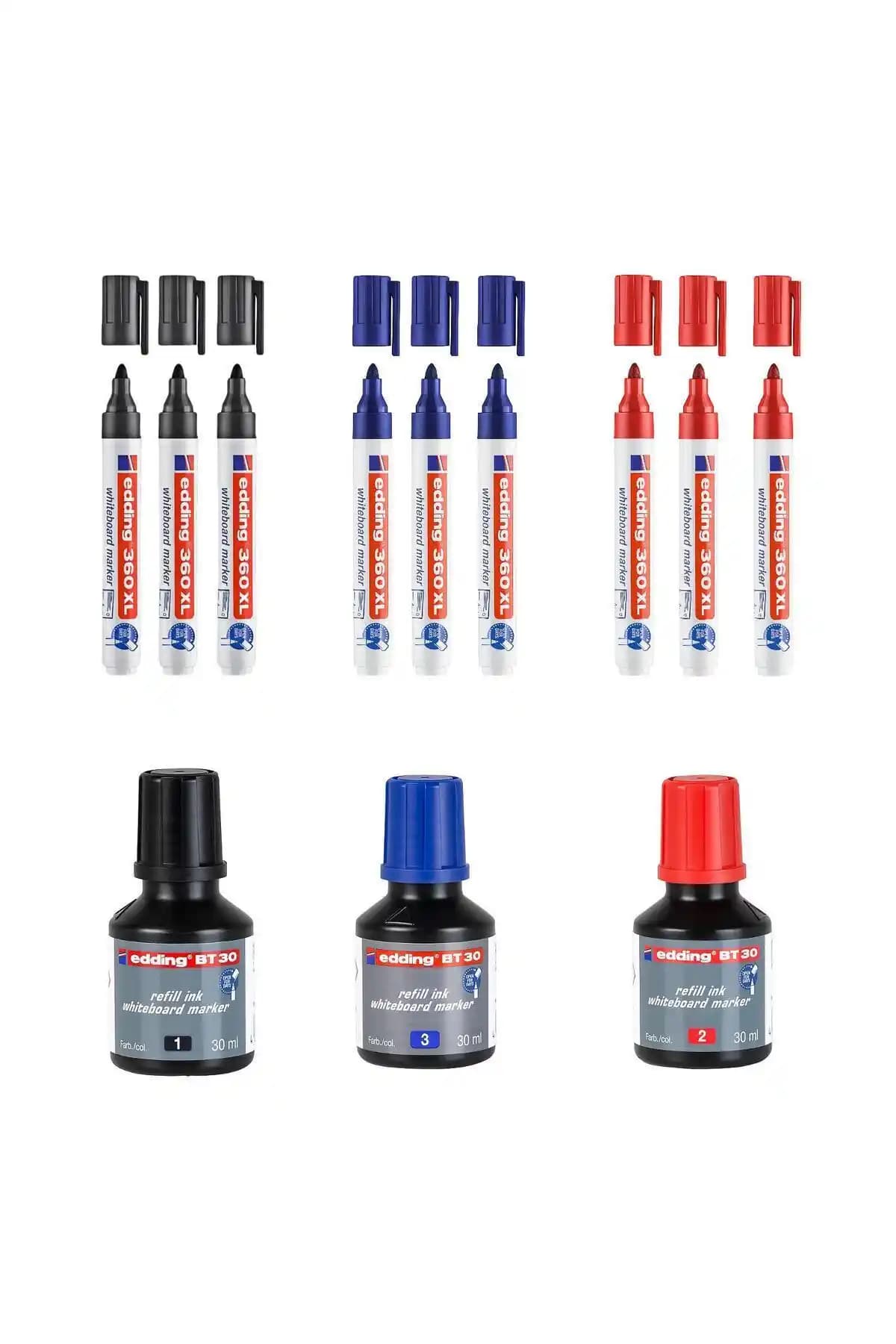 Edding 360 XL Doldurulabilir Beyaz Tahta Kalemi: Yüksek Performans ve Çok Yönlülük