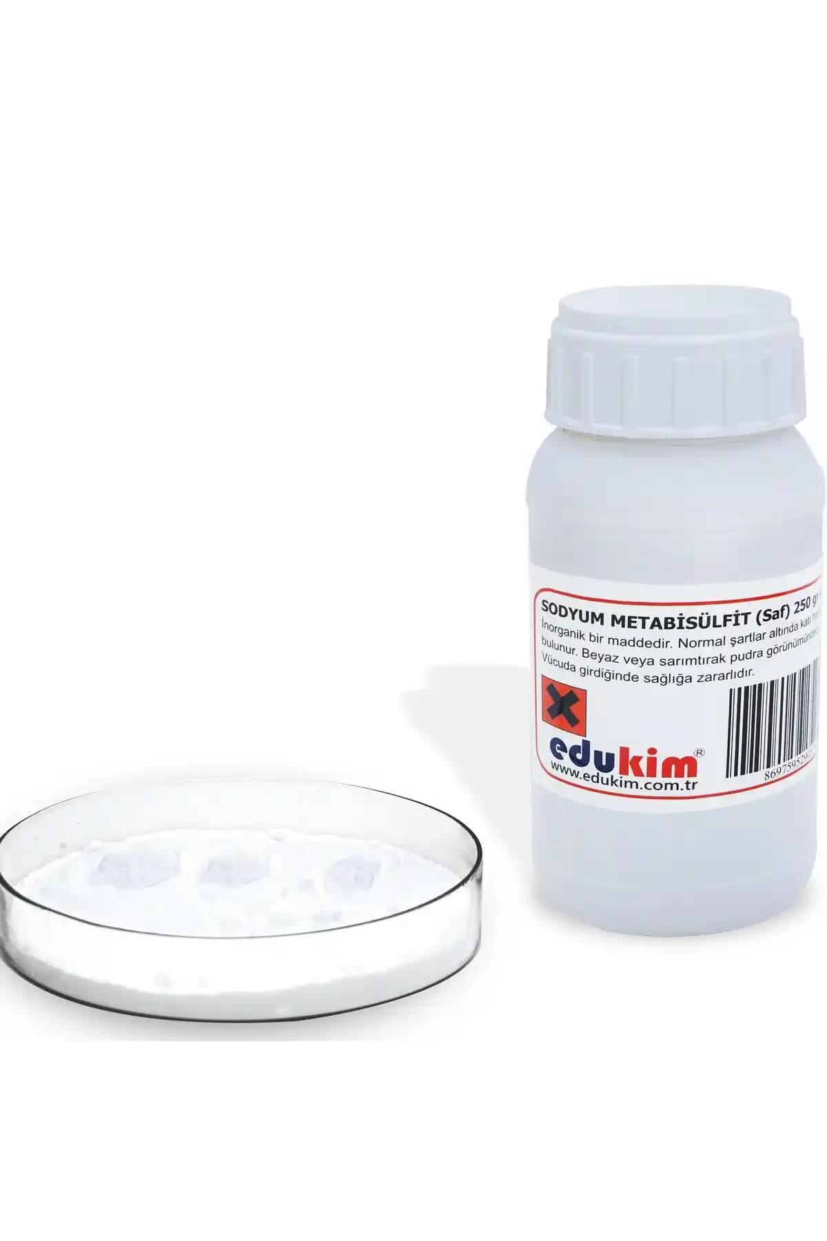 Edukim Sodyum Metabisülfit 250 gr Güvenilir Çok Amaçlı Kimyasal Ürünleri