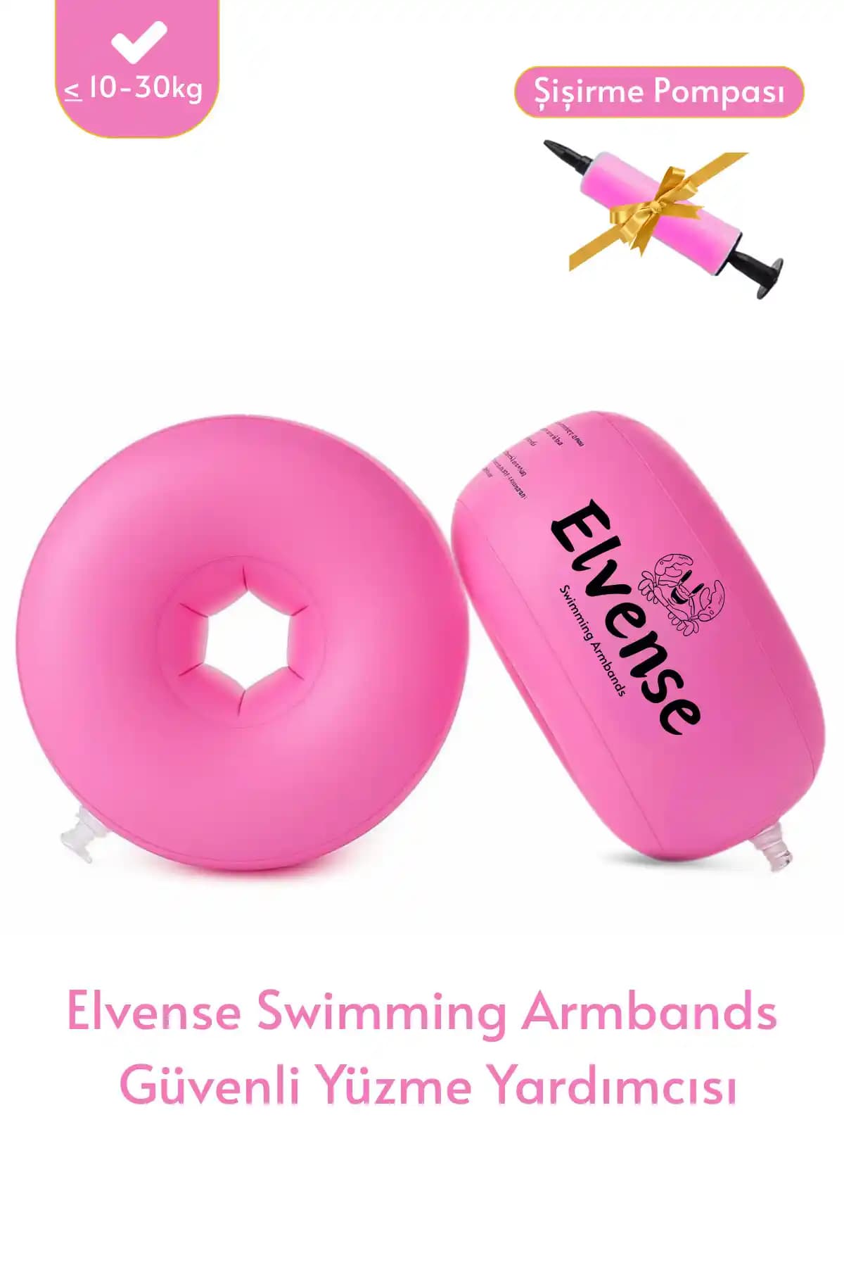 Elvense Çocuk Yüzme Kolluğu Seti 10-30 kg Güvenli ve Konforlu Yüzme Deneyimi