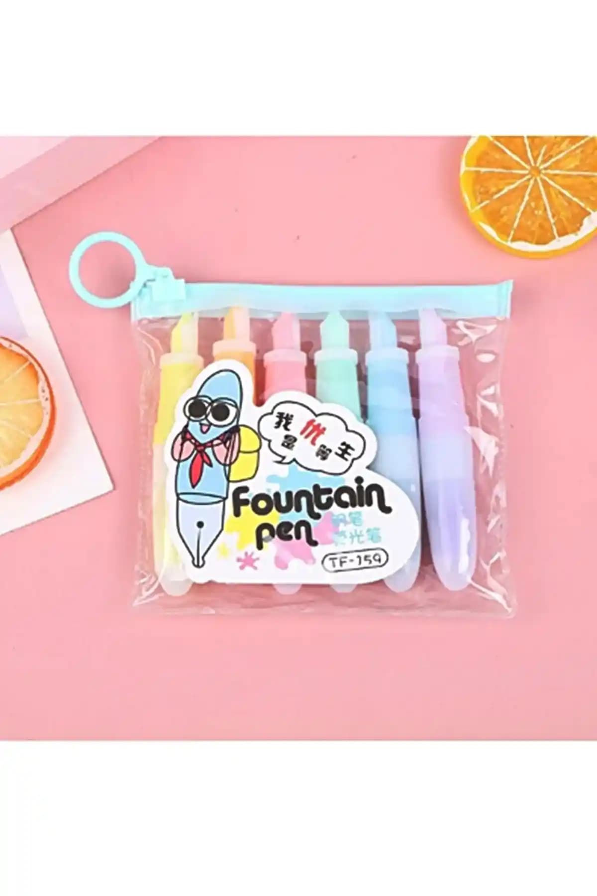 Gaman Tf-159 Fosforlu Renkli Kalem Seti: Çocuklar ve Gençler İçin Eğlenceli Yazma Deneyimi