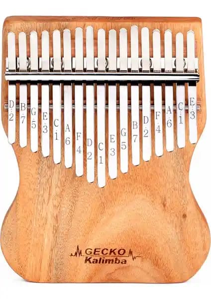 Gecko K17CAP 17 Tuşlu Profesyonel Kalimba: Estetik ve Performansın Birleşimi