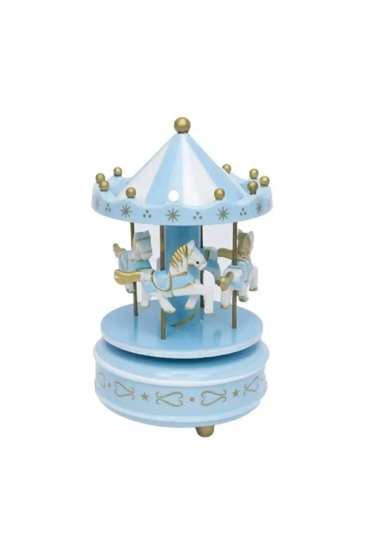 Genel Markalar Mavi Atlı Karınca Müzik Kutusu Çocuklar ve Ebeveynler İçin Dekoratif ve Eğlenceli