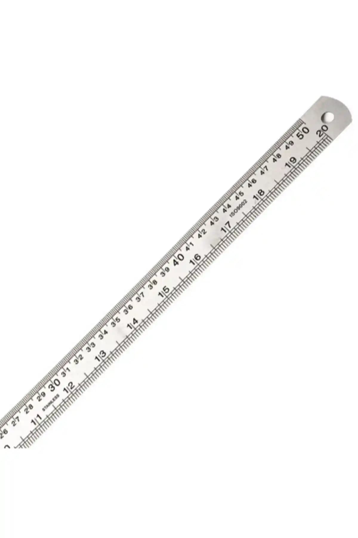 Genel Markalar May 50 Cm Çelik Cetvel: Dayanıklı ve Hassas Ölçüm Aracı