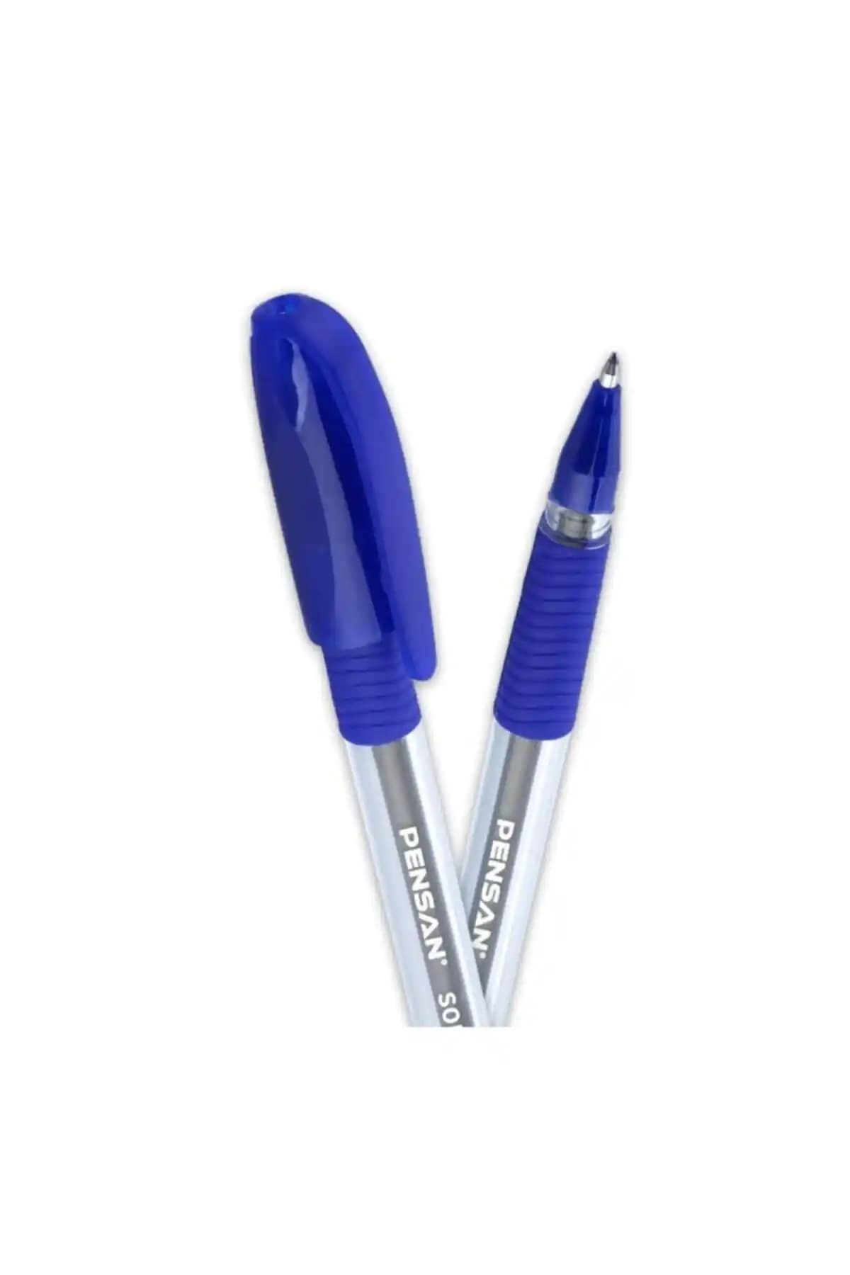 Genel Markalar Soft Jel Tükenmez Kalem 0,7 Mm Uç Mavi Yüksek Kalite ve Ergonomik Tasarım