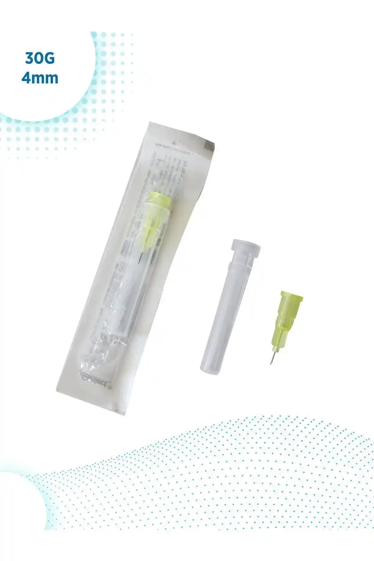 Genject 30G 4 mm Mezoterapi İğne Ucu Profesyonel Cilt Yenileme ve Gençleştirme Amaçlı