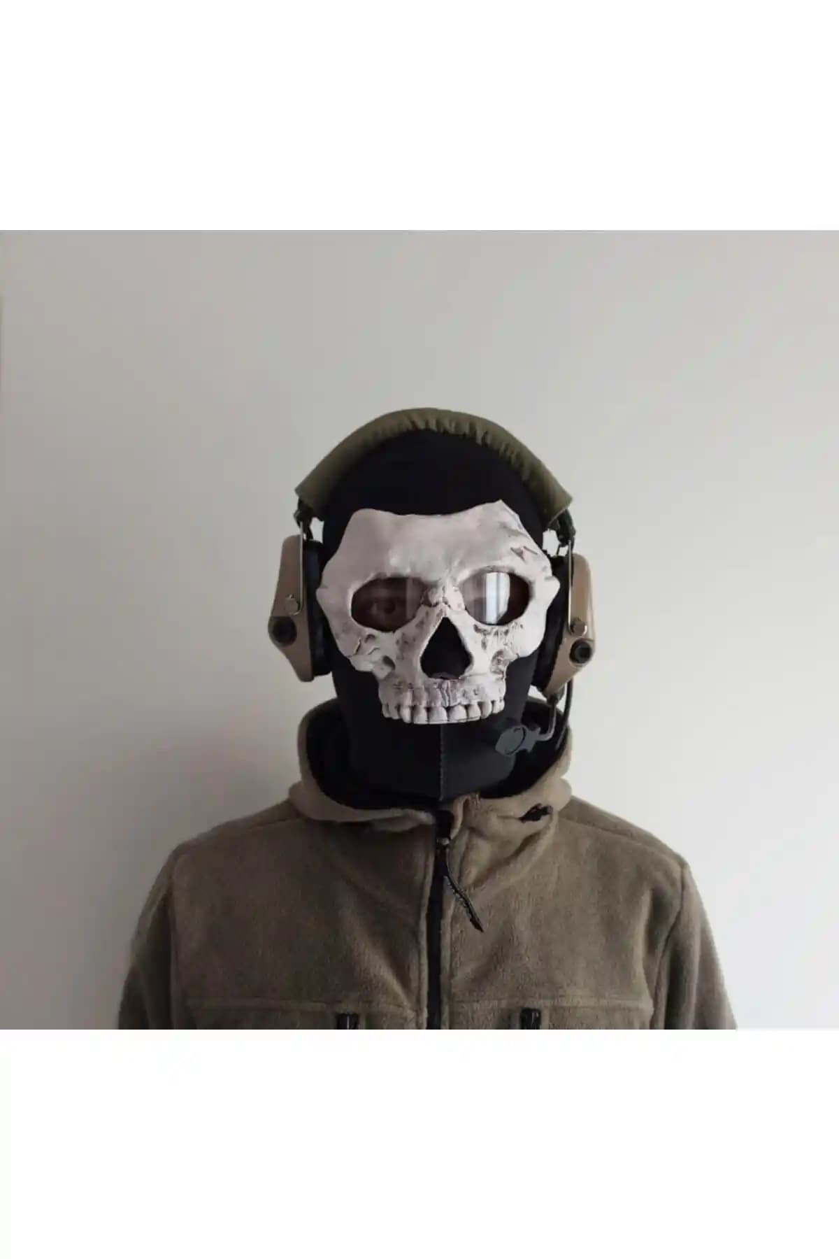 Ghost Maskesi Call of Duty Modern Warfare 3D Teknolojili Oyun Aksesuarı
