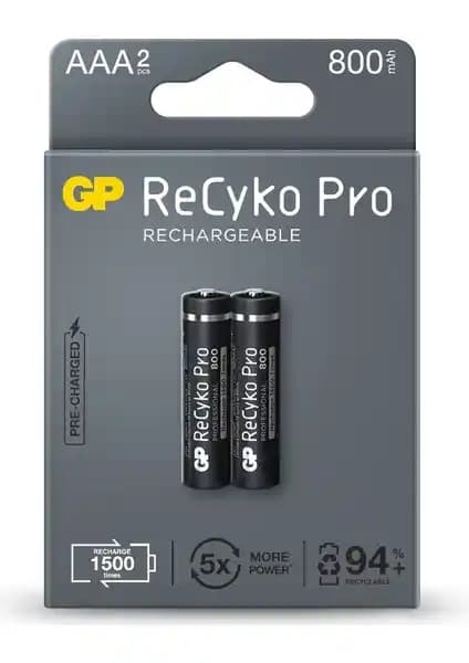 GP ReCyko Pro 850 Serisi NiMH AAA İnce Kalem Boy Şarjlı Pil: Yüksek Performans ve Güvenilirlik