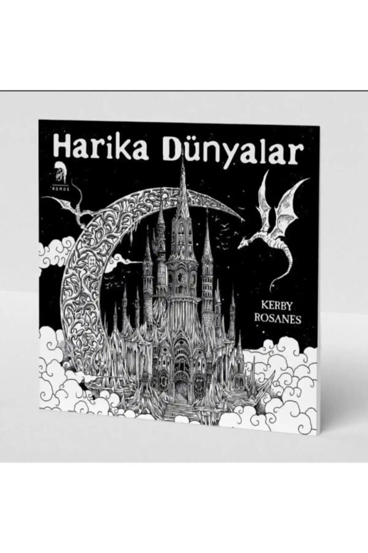 Harika Dünyalar Yetişkinler İçin Boyama Kitabı: Yaratıcılığı ve Rahatlamayı Destekleyen Tasarım