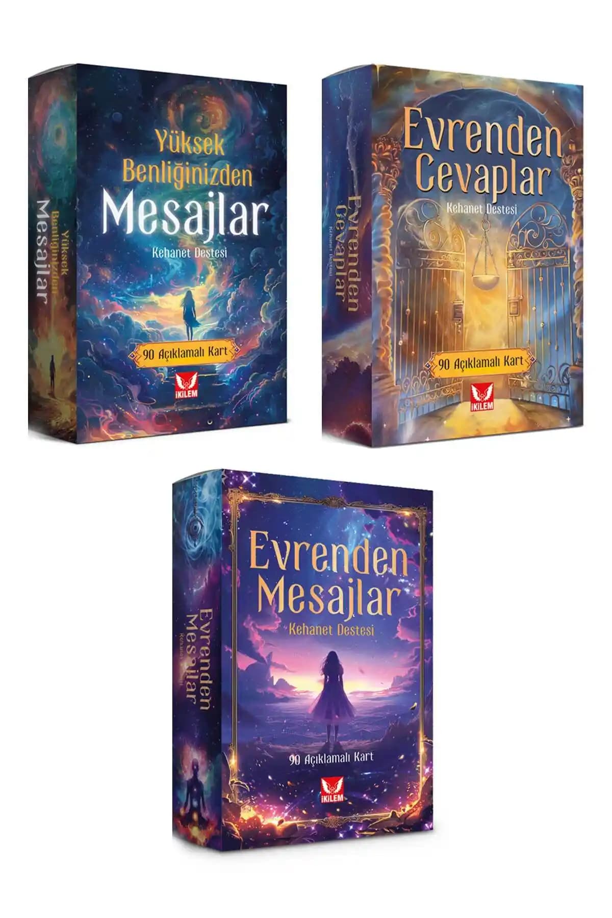 İkilem Yayınevi Kehanet Destesi Seti: Evrenden Mesajlar ile Rehberlik ve İçsel Keşif