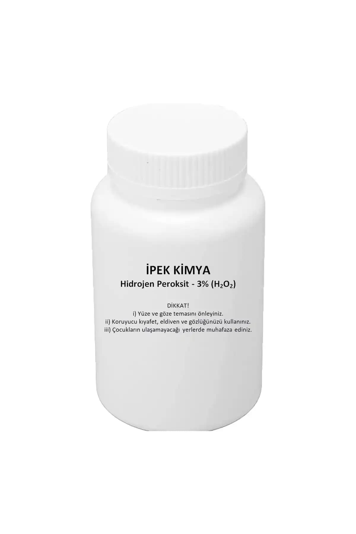 İPEK KİMYA Peroksit H2O2 %3 Oksijenli Su Güvenilir Temizlik ve Dezenfekte Çözümü