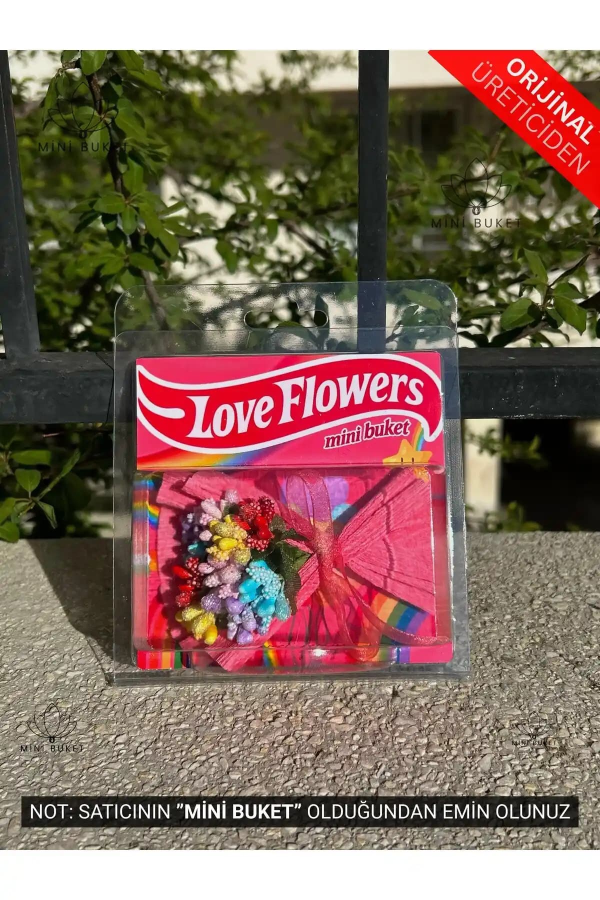 Kalıcı ve Koleksiyonluk Rainbow Çiçek Hediye Seçeneği Türkiye Menşeli El Yapımı