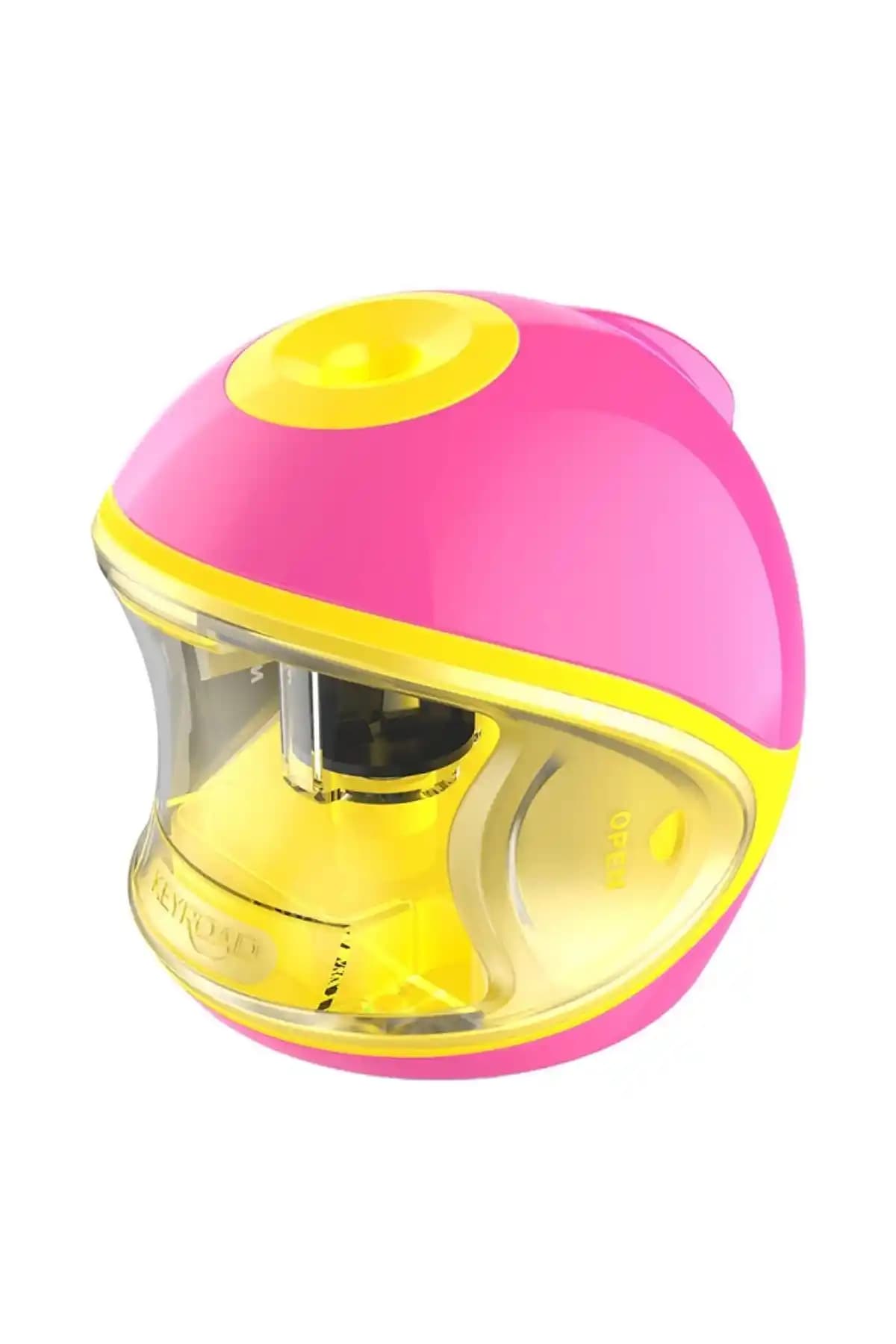 KEYROAD Kr971783 Pilli Otomatik Kalemtraş Pembe Renkli ve Kullanışlı Tasarımıyla