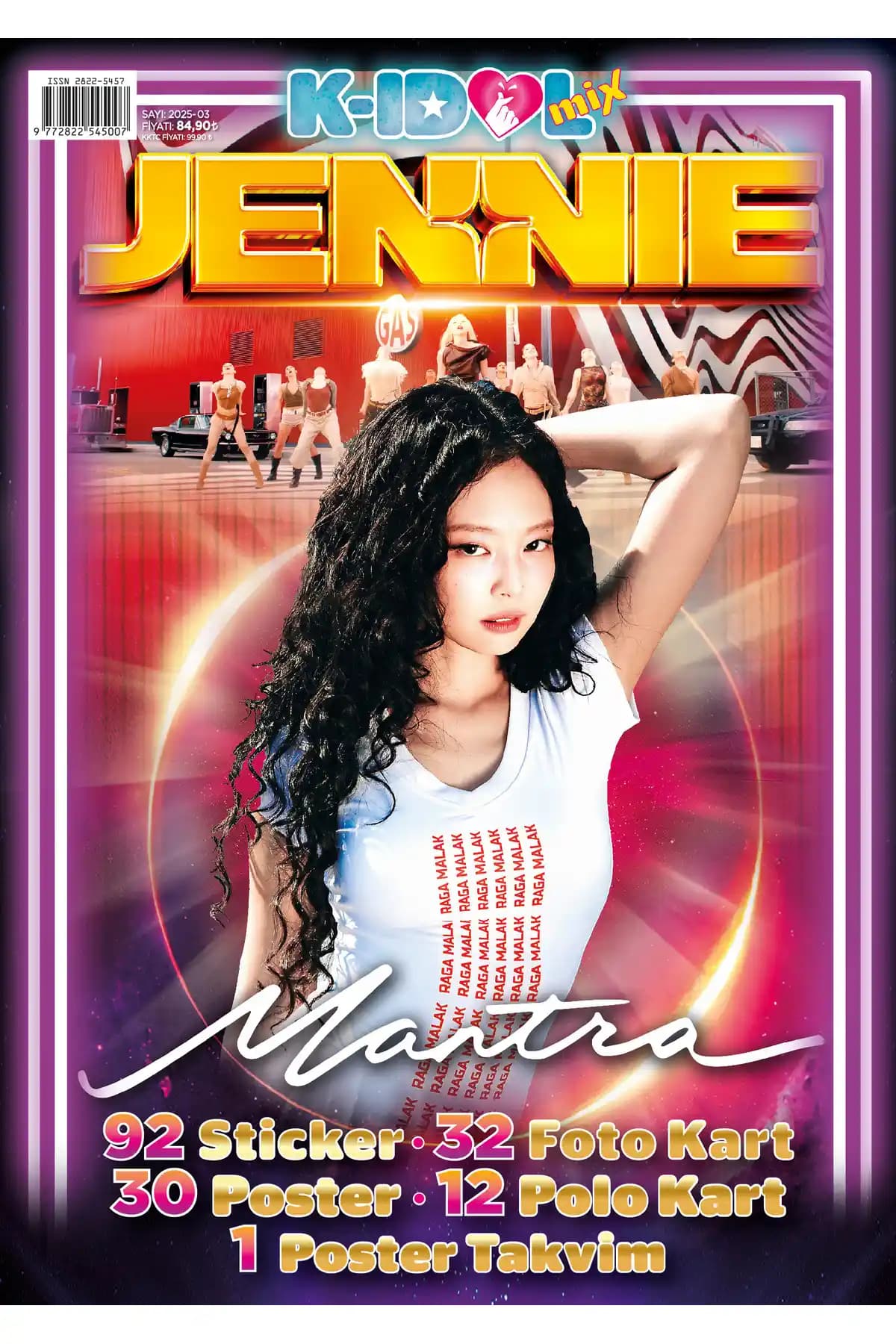 KİDOL KIDOL MIX Jennie 2025 Koleksiyonu Türkçe Basım ve Yüksek Kalite Fotoğraflar