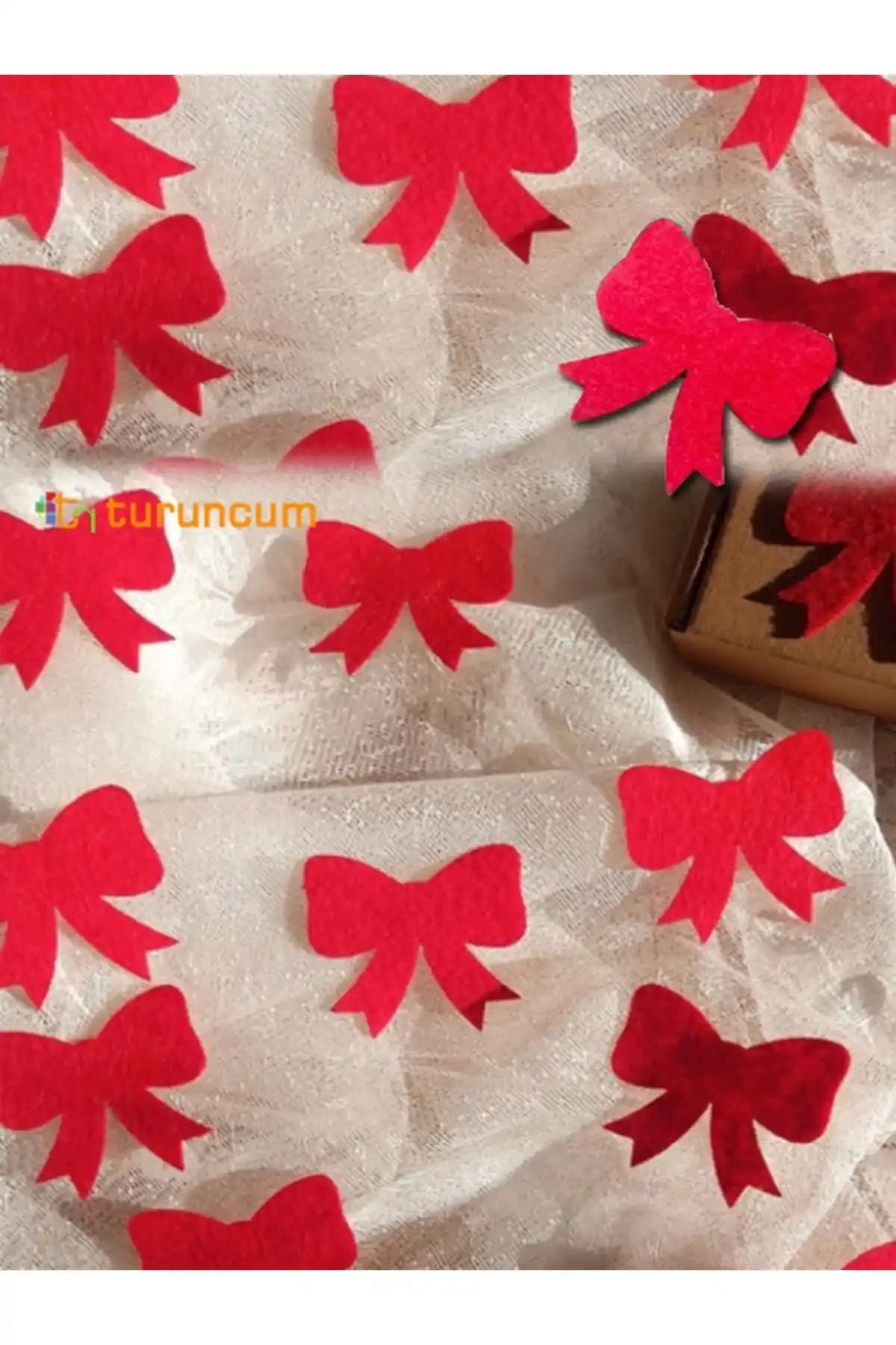 Kırmızı Keçe Fiyonk Süsler: Çeyiz ve Hediye Kutusu Dekorasyonunda Kullanım Rehberi