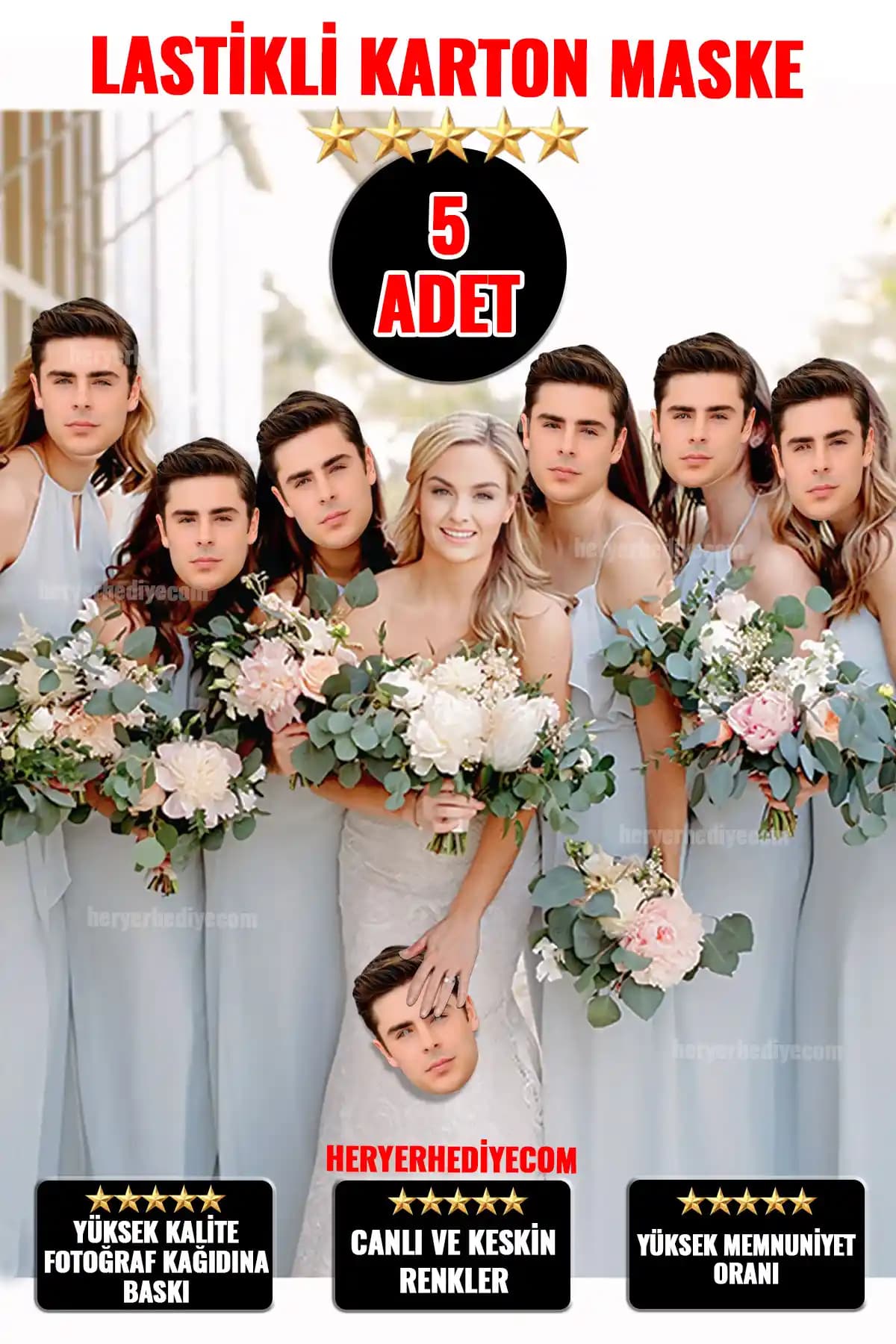 Kişiye Özel Tasarımlı Kutlama Maskeleri Yüksek Baskı Kalitesiyle Sunuluyor