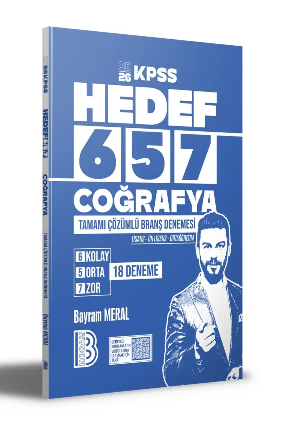 KPSS Coğrafya Tamamı Çözümlü Deneme Kitabı 2026 Sınava Hazırlık İçin Uygun