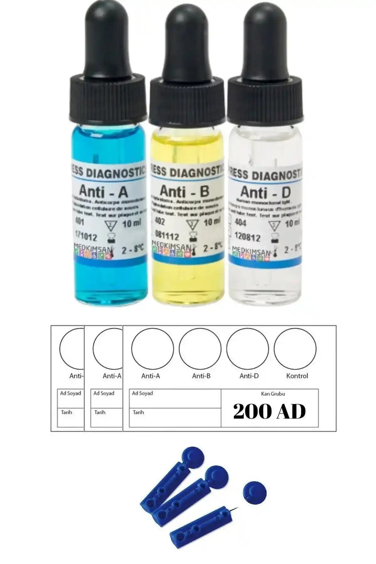 Medkimsan Kan Grubu Bakma Seti: Güvenilir ve Pratik Tanı Aracı Sağlık ve Eğitim İçin