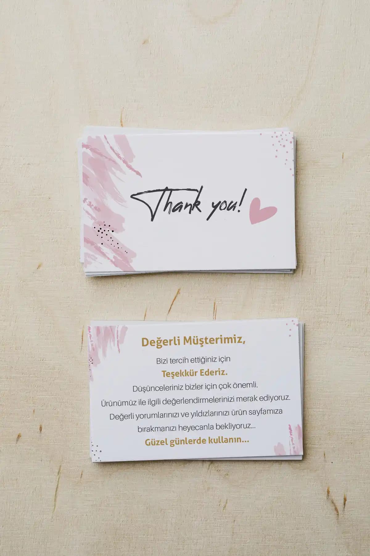 Midilli Teşekkür Kartı Özelleştirilebilir ve Şık Tasarımıyla Kalitenin Temsilcisi