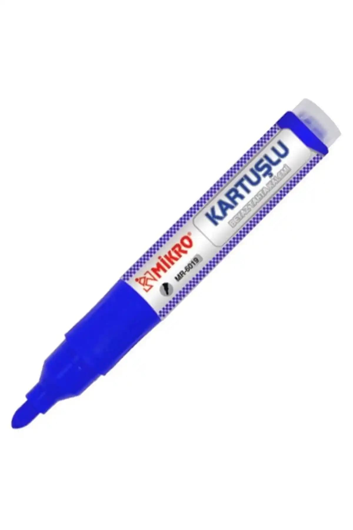 Mikro Tahta Kalemi Kartuşlu Mavi Mr-6019: Ekonomik ve Kullanışlı Yazım Çözümü