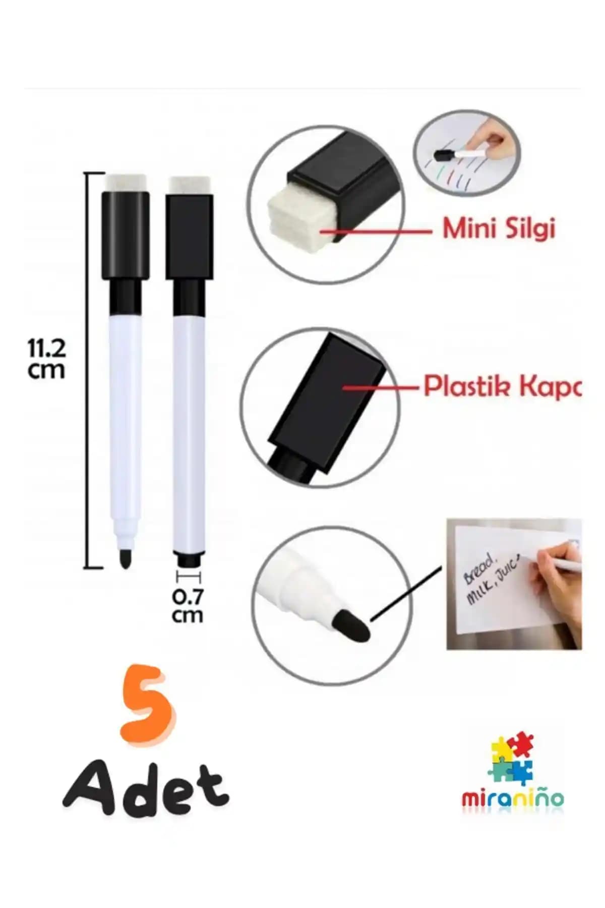 Miranino Yaz Sil Kalemler: Pratik ve Çok Yönlü Beyaz Tahta Kalemi Çözümleri