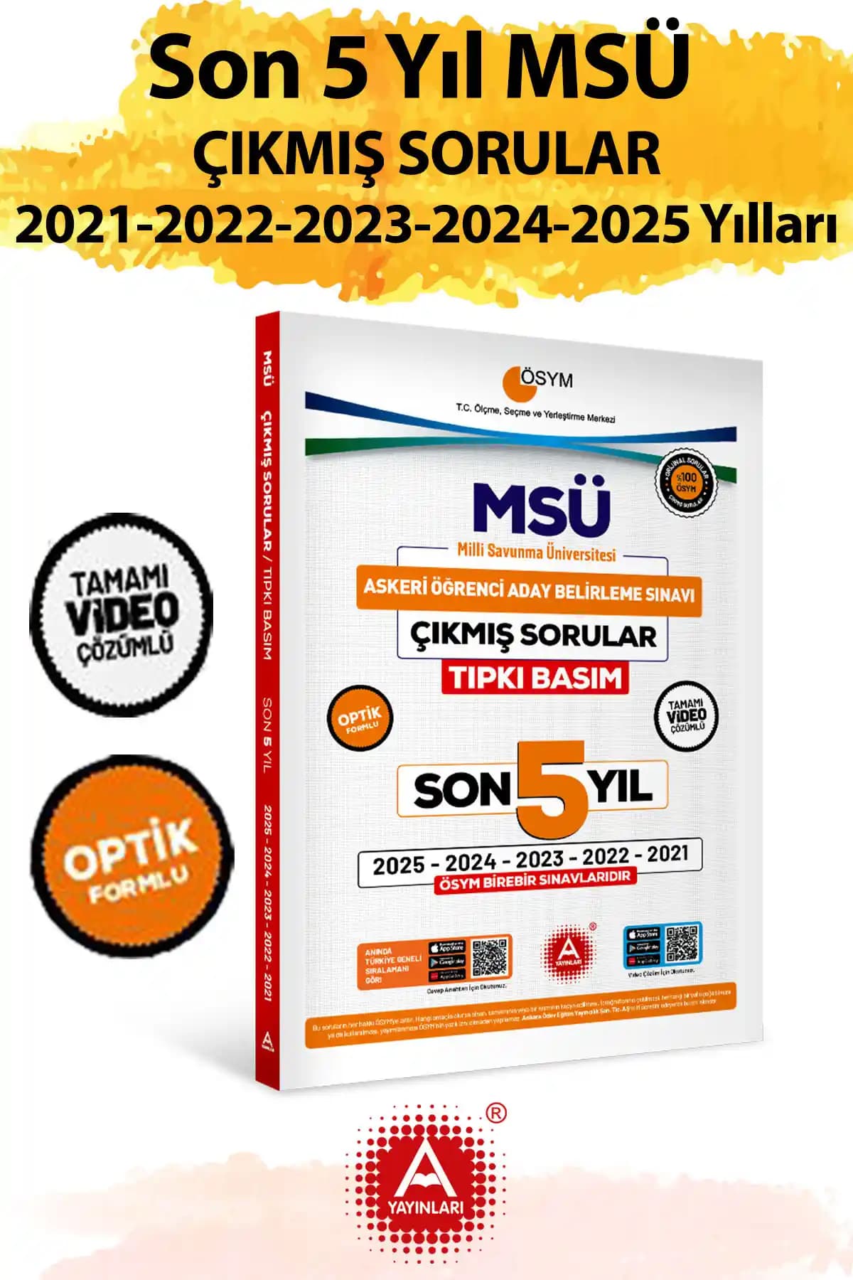 MSÜ 2021-2025 Çıkmış Sorular Seti - Sınava Hazırlık ve Pratik İçin En Güncel Kaynak